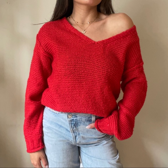 Oversized chunky knit sweater - Picture 2 of 4